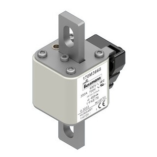 Eaton Bussmann High Speed Square Body Zekering, hoge snelheid, 350 A, ac 690 V, 200 ka, compact size 1, 45 X