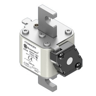 Eaton Bussmann High Speed Square Body Zekering, hoge snelheid, 350 A, ac 690 V, 200 ka, size 1, 53 X 69 X 11