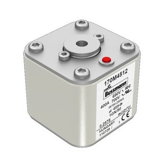 Eaton Bussmann High Speed Square Body Zekering, hoge snelheid, 350 A, ac 690 V, size 1, 53 X 69 X 51 MM, ar,