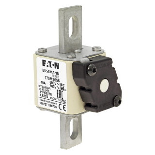 Eaton Bussmann High Speed Square Body Zekering, hoge snelheid, 40 A, ac 690 V, compact size 1, 45 X 45 X 140
