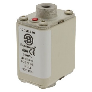 Eaton Bussmann High Speed Square Body Zekering, hoge snelheid, 40 A, ac 690 V, 200 ka, size 00, 30 X 48 X 64
