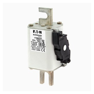 Eaton Bussmann High Speed Square Body Zekering, hoge snelheid, 400 A, ac 1250 V, 100 ka, size 1, 53 X 69 X 1