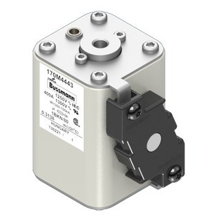 Eaton Bussmann High Speed Square Body Zekering, hoge snelheid, 400 A, ac 1250 V, 100 ka, size 1, 53 X 69 X 8
