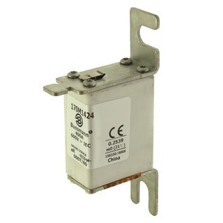 Eaton Bussmann High Speed Square Body Zekering, hoge snelheid, 400 A, ac 600 V, 200 ka, size 000, 21 X 40 X