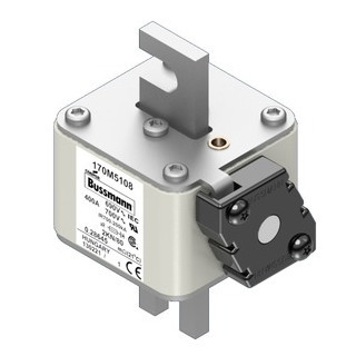 Eaton Bussmann High Speed Square Body Zekering, hoge snelheid, 400 A, ac 690 V, size 2, 59 X 77 X 108 MM, ar