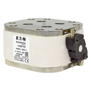 Eaton Bussmann High Speed Square Body Zekering, hoge snelheid, 4000 A, ac 600 V, 200 ka, size 4, 120 X 105 X