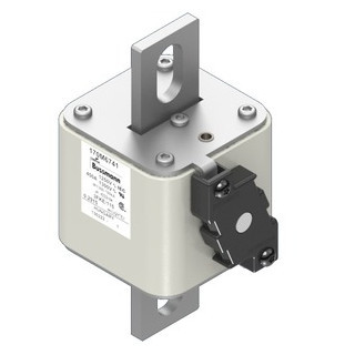 Eaton Bussmann High Speed Square Body Zekering, hoge snelheid, 450 A, ac 1250 V, 100 ka, size 3, 76 X 92 X 1