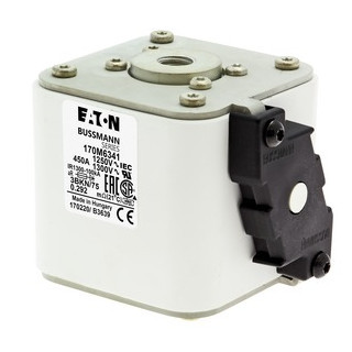Eaton Bussmann High Speed Square Body Zekering, hoge snelheid, 450 A, ac 1250 V, 100 ka, size 3, 76 X 92 X 7
