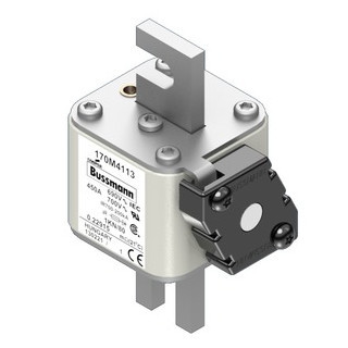 Eaton Bussmann High Speed Square Body Zekering, hoge snelheid, 450 A, ac 690 V, 200 ka, size 1, 50 X 78 X 10