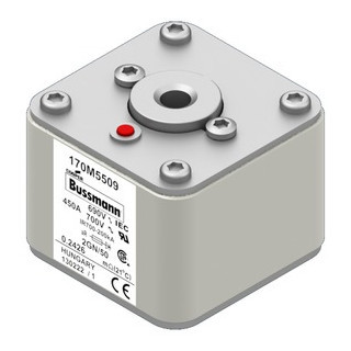 Eaton Bussmann High Speed Square Body Zekering, hoge snelheid, 450 A, ac 690 V, size 2, 61 X 77 X 51 MM, ar,