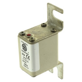 Eaton Bussmann High Speed Square Body Zekering, hoge snelheid, 50 A, ac 660 V, size 00, 30 X 51 X 98 MM, ar,