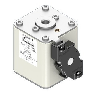 Eaton Bussmann High Speed Square Body Zekering, hoge snelheid, 500 A, ac 1250 V, 100 ka, size 2, 61 X 77 X 7