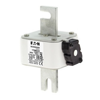 Eaton Bussmann High Speed Square Body Zekering, hoge snelheid, 500 A, ac 1250 V, 100 ka, size 3, 76 X 92 X 1