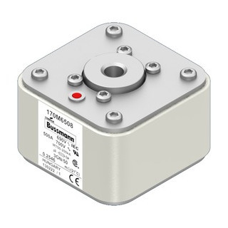 Eaton Bussmann High Speed Square Body Zekering, hoge snelheid, 500 A, ac 690 V, 200 ka, size 3, 76 X 92 X 53