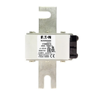 Eaton Bussmann High Speed Square Body Zekering, hoge snelheid, 550 A, ac 1000 V, din 3, 74 X 92 X 138 MM, ar
