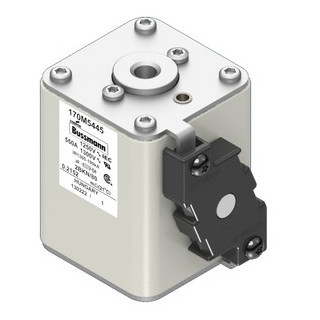 Eaton Bussmann High Speed Square Body Zekering, hoge snelheid, 550 A, ac 1250 V, 100 ka, size 2, 61 X 77 X 8