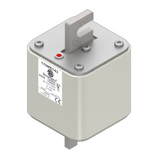 Eaton Bussmann High Speed Square Body Zekering, hoge snelheid, 550 A, ac 1250 V, 100 ka, size 3, 76 X 90 X 1