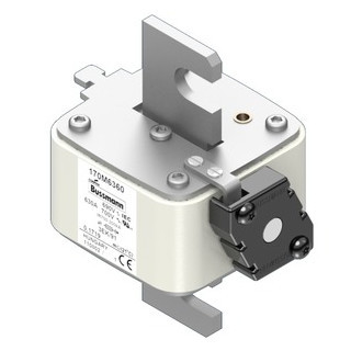 Eaton Bussmann High Speed Square Body Zekering, hoge snelheid, 630 A, ac 690 V, 200 ka, size 3, 76 X 92 X 12