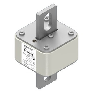 Eaton Bussmann High Speed Square Body Zekering, hoge snelheid, 630 A, ac 690 V, 200 ka, size 3, 76 X 92 X 13