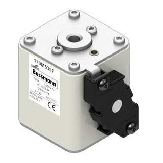 Eaton Bussmann High Speed Square Body Zekering, hoge snelheid, 700 A, ac 1000 V, 100 ka, size 2, 61 X 75 X 7