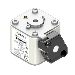 Eaton Bussmann High Speed Square Body Zekering, hoge snelheid, 700 A, ac 690 V, 200 ka, size 1, 53 X 69 X 51