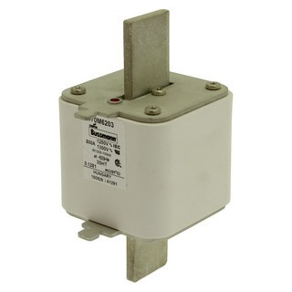 Eaton Bussmann High Speed Square Body Zekering, hoge snelheid, 800 A, ac 1250 V, 100 ka, size 3, 76 X 76 X 1