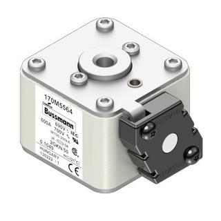 Eaton Bussmann High Speed Square Body Zekering, hoge snelheid, 800 A, ac 690 V, 200 ka, size 2, 61 X 77 X 51