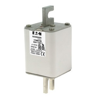 Eaton Bussmann High Speed Square Body Zekering, hoge snelheid, 900 A, ac 1100 V, 100 ka, size 2, 61 X 75 X 1