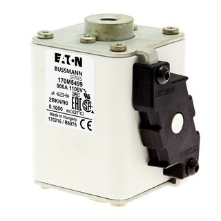Eaton Bussmann High Speed Square Body Zekering, hoge snelheid, 900 A, ac 1100 V, 100 ka, size 2, 61 X 77 X 9