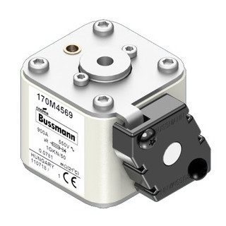 Eaton Bussmann High Speed Square Body Zekering, hoge snelheid, 900 A, ac 550 V, 200 ka, size 1, 53 X 69 X 51