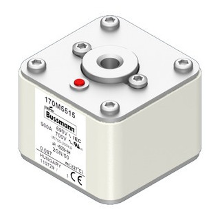 Eaton Bussmann High Speed Square Body Zekering, hoge snelheid, 900 A, ac 690 V, size 2, 61 X 77 X 51 MM, ar,