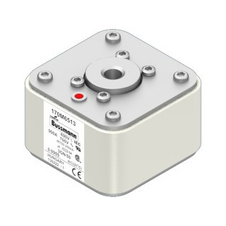 Eaton Bussmann High Speed Square Body Zekering, hoge snelheid, 900 A, ac 690 V, 200 ka, size 3, 76 X 92 X 53
