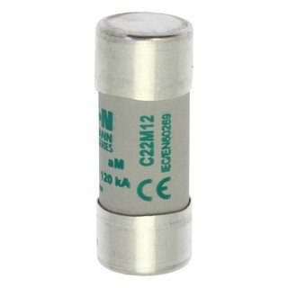 Eaton Cilinderzekering 12 A ac 690 V 22x58 MM am iec met ontvanger