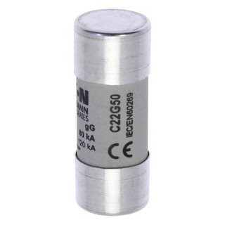 Eaton Cilinderzekering 50 A ac 690 V 22x58 MM GL/GG iec met ontvange