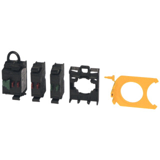 Eaton Contactelement 1M/2V frontbevestiging schroefaansluiting self moni