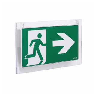 Eaton CrystalWay Inlegpictogram (verticaal) crystalway 30M,iso E, pijl omhoog/rechtdoor