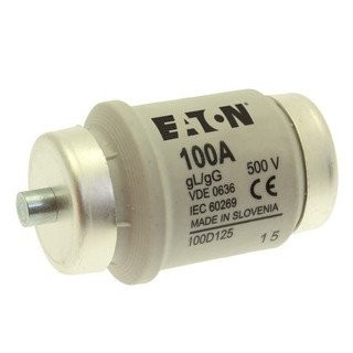 Eaton D-zekering 100 A ac 500 V R1 1/4inch/div ar iec ultrasnel