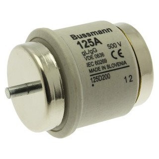 Eaton D-zekering 125 A ac 500 V R2/DV 56x46 MM GL/GG din iec traag