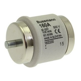 Eaton D-zekering 160 A ac 500 V R2/DV 56x46 MM GL/GG din iec traag