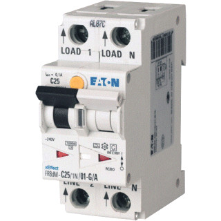 Eaton Digitale aardlekautomaat type G/A 10ka 1P+N C 10a 30ma