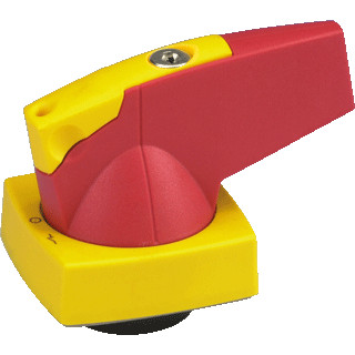 Eaton Draaigreep 6MM deurinbouw rood cilinderslot