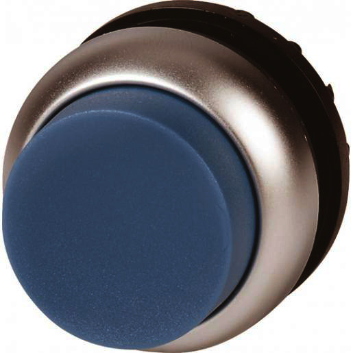 Eaton Drukknop hoog blauw vast