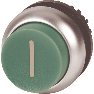 Eaton Drukknop hoog groen I vast