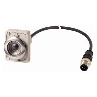 Eaton Drukknop M30C compact geen plaatje vlak terugverend 0no/1NC M12