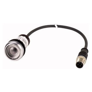 Eaton Drukknop RMQ compact geen plaatje vlak vast 1no/0NC m12a-male,