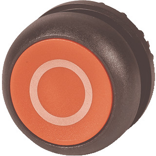 Eaton Drukknop vlak rood 0 terugverend