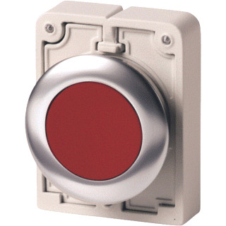 Eaton Signaaldrukknop 30MM vlak rood "o" terugverend