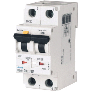 Eaton Fi/LS 6a 30ma LS-karakteristiek-C 2P fi-char: A