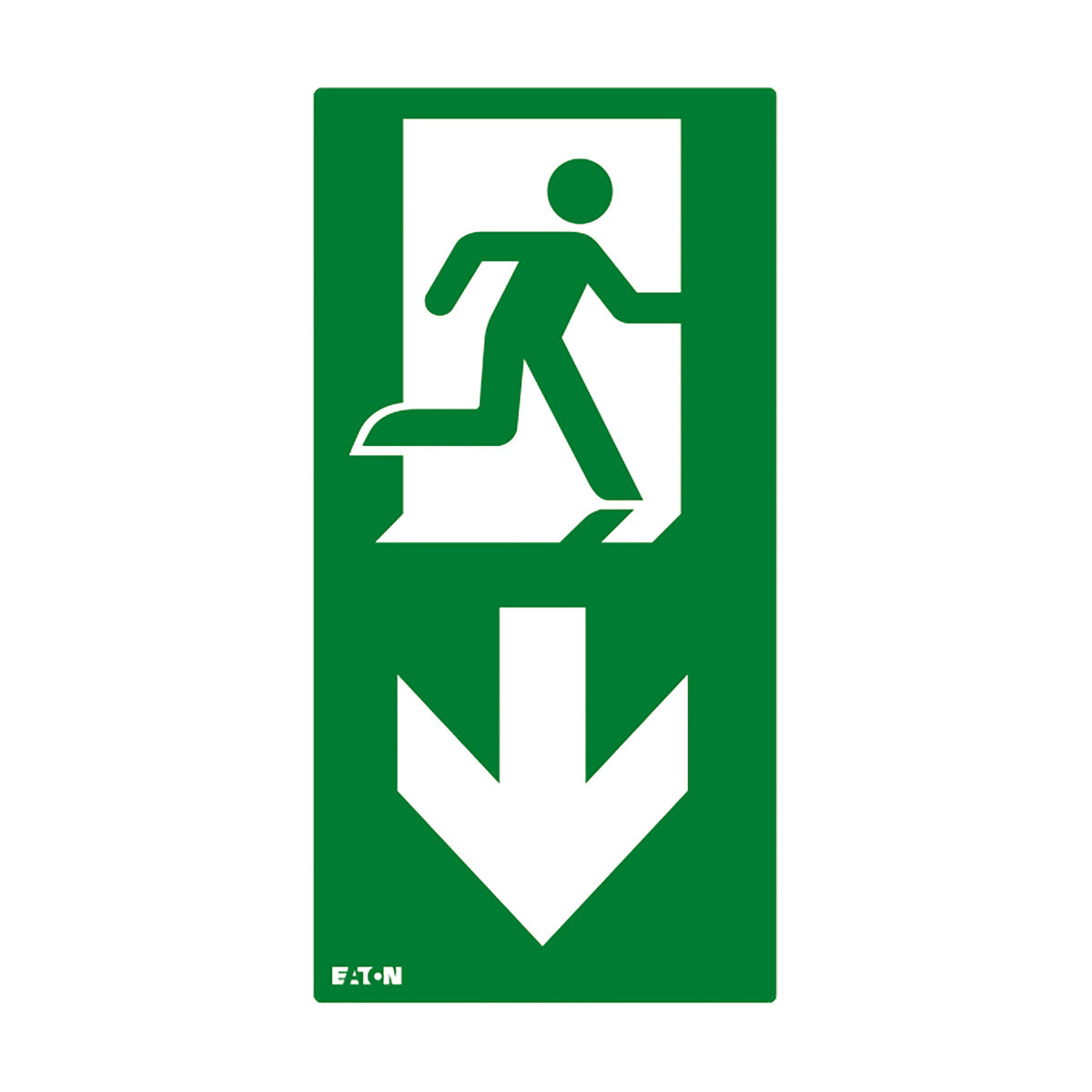 Eaton FlexiTech Inlegpictogram (verticaal) flexitech 30M, iso C, pijl omlaag