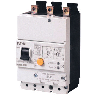 Eaton Foutstroombeveiliging NZM1 3P onder instelbaar